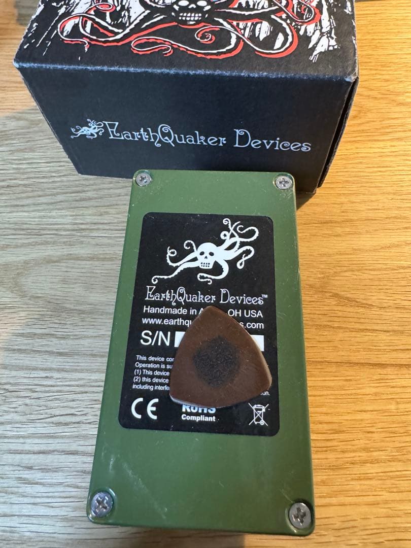 ギター EarthQuaker Devices Hoof army green ver.