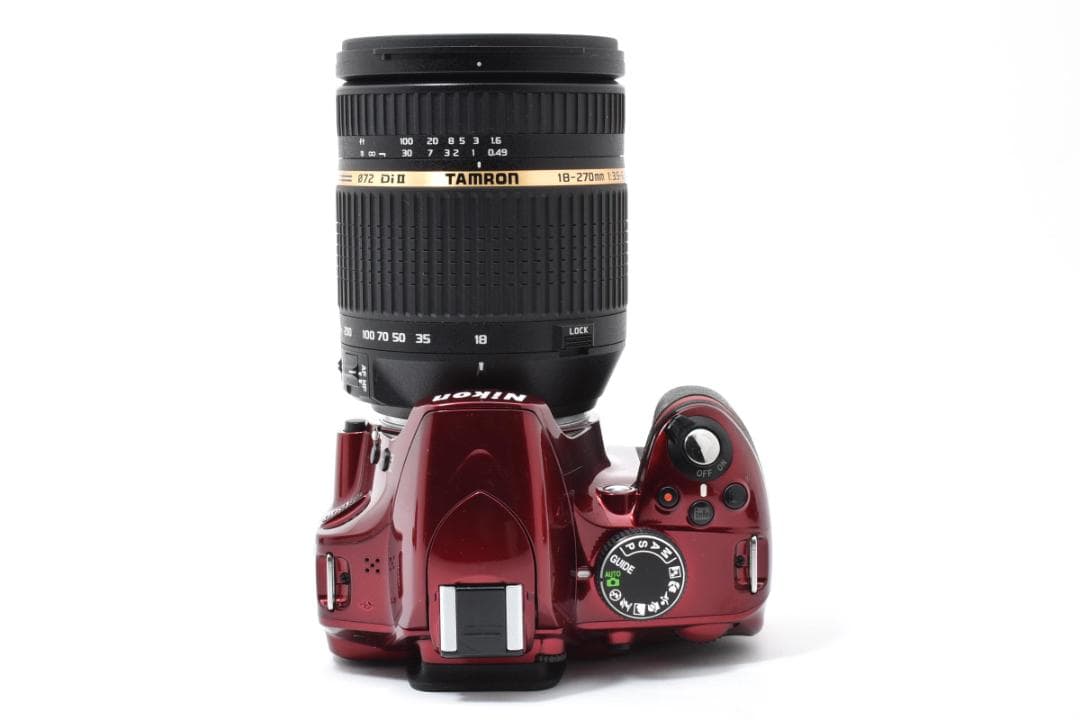 ■美品■ Nikon D3200 18-270 TAMRONレンズセット レッド