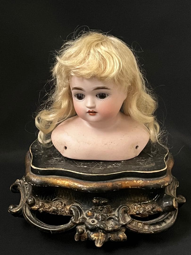 アンティークビスクドードイツショルダーヘッドハンドメイド創作ドール素材パーツ