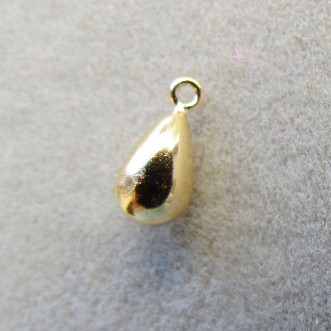 K18✨ドロップ チャーム しずく 18K ハンドメイド ネックレス ピアス