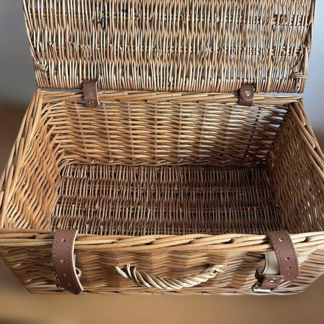 （美品）F&M フォートナム&メイソン ラタンバスケット