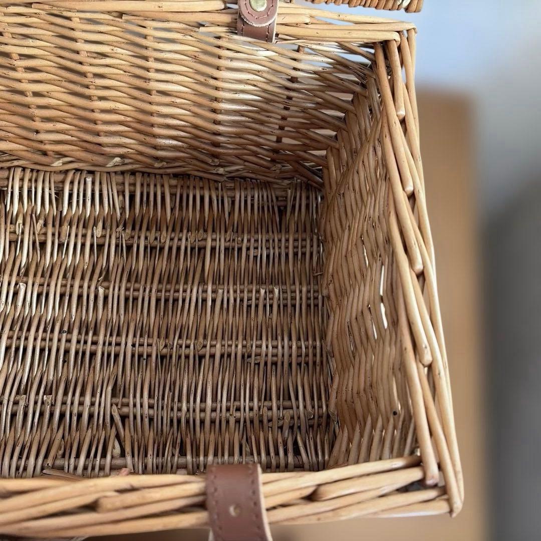 （美品）F&M フォートナム&メイソン ラタンバスケット
