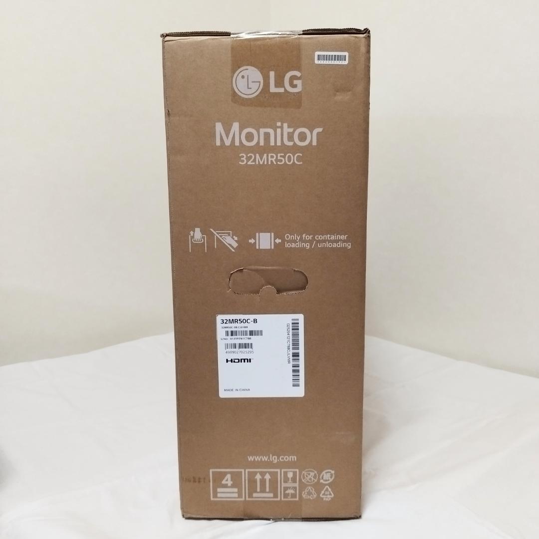 【未使用】LG モニター 31.5型100Hz対応曲面型フルHD