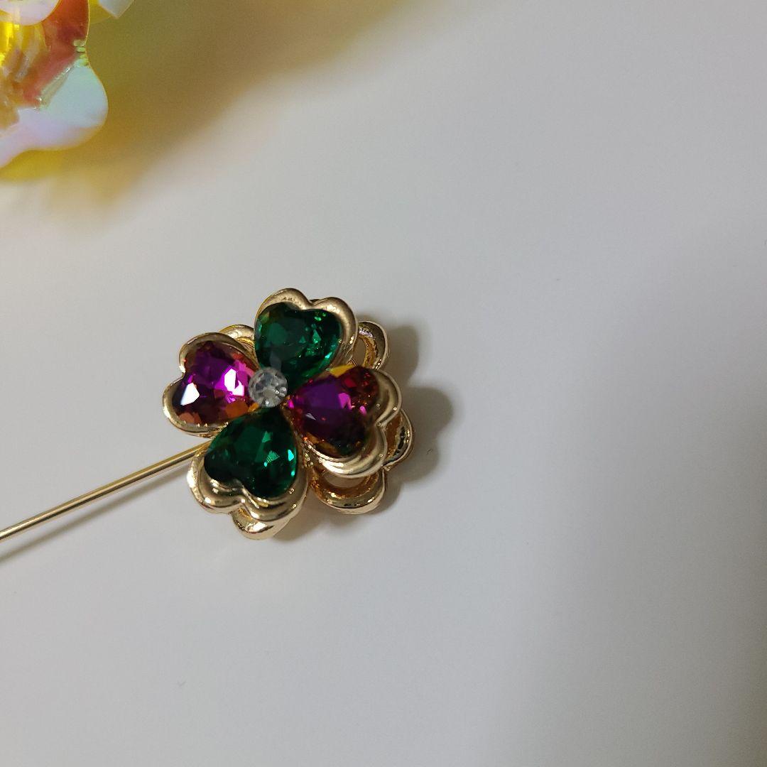 ハンドメイドピンブローチ2637