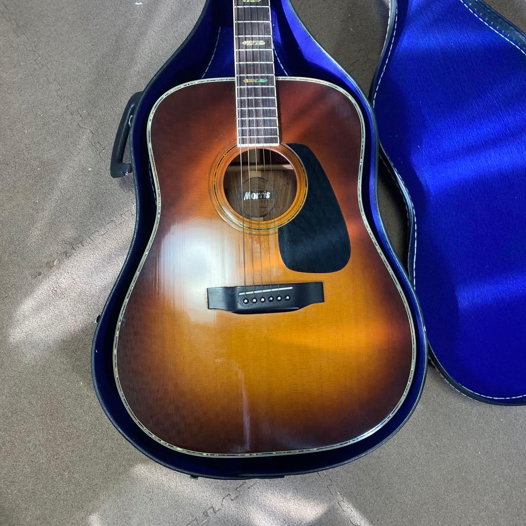 中古　アコースティックギター　Morris MD-525 ハードケース付き
