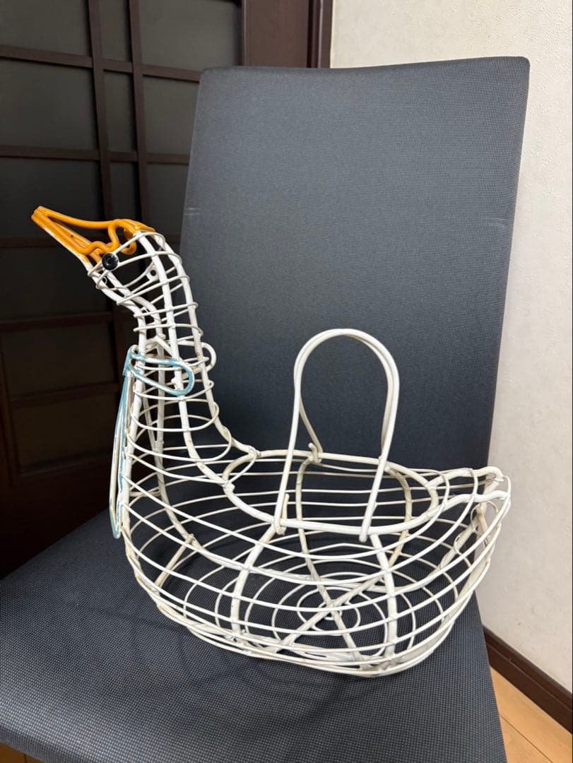 アヒル型玉子入れ　アンティーク