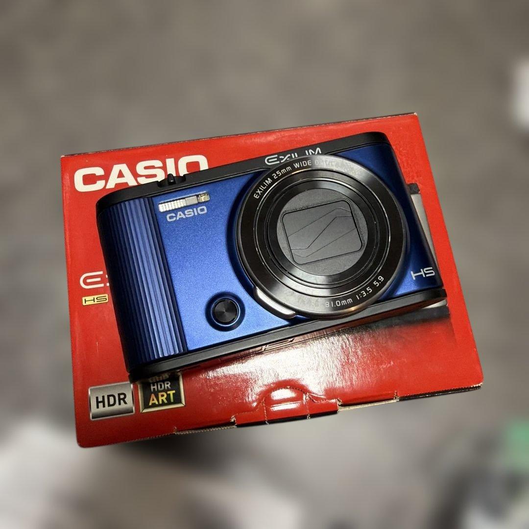 【美品 動確済】 CASIO EXILIM EX-ZR1600 ブルー　青