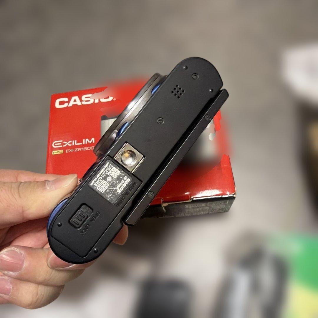 【美品 動確済】 CASIO EXILIM EX-ZR1600 ブルー　青