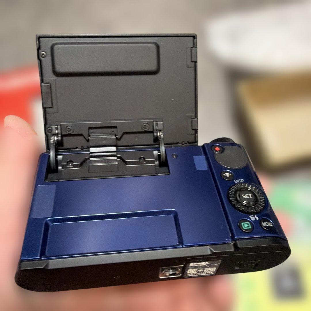 【美品 動確済】 CASIO EXILIM EX-ZR1600 ブルー　青