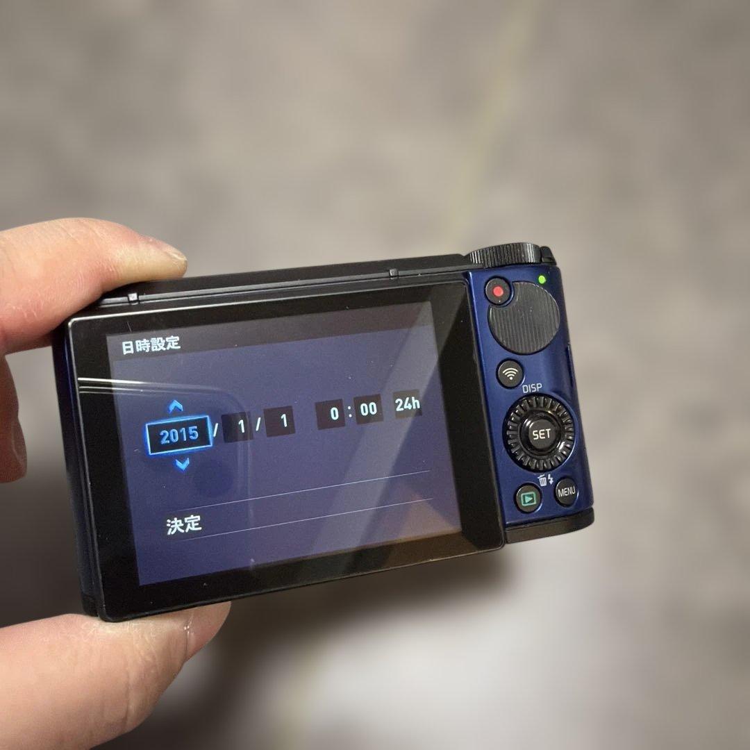 【美品 動確済】 CASIO EXILIM EX-ZR1600 ブルー　青