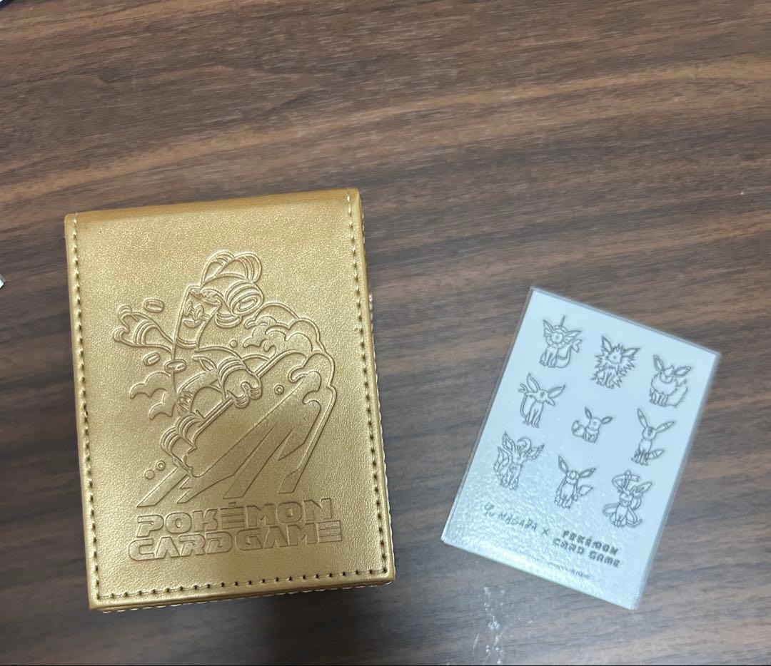 ポケカ　引退品エクストラパルキアデッキ　スリーブ、ケースつき