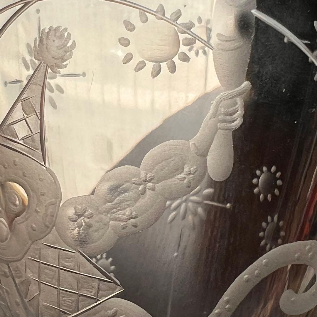 マイセン クリスタル さる 猿 花瓶 フラワーベース