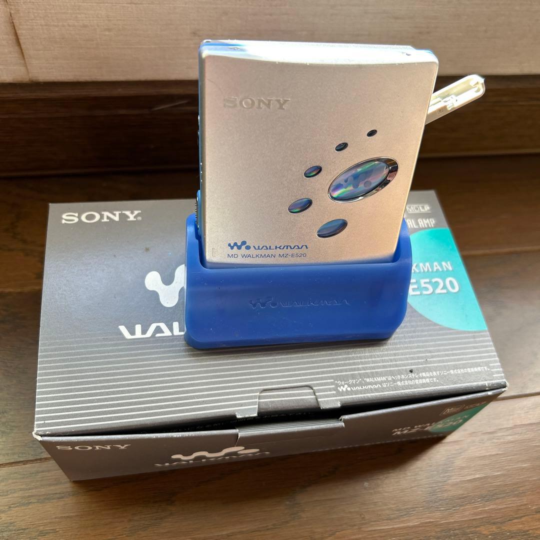 SONY MD WALKMAN MZ-E520 本体 イヤフォン付き