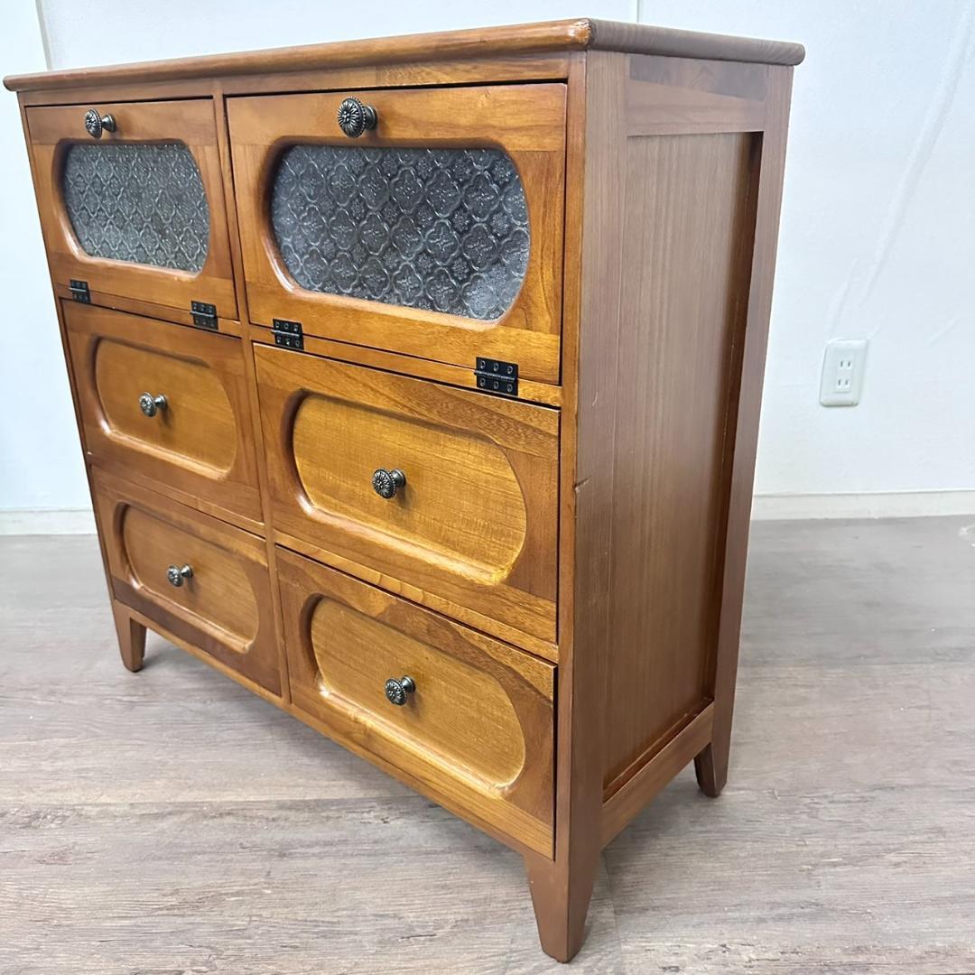 訳あり　アウトレット　アンティーク調　チェスト　キャビネット