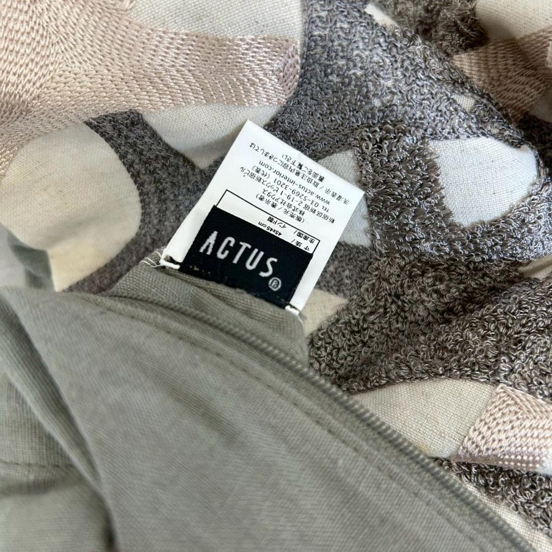 【美品】ACTUS　クッションカバー　まとめ売り4点　 RG579