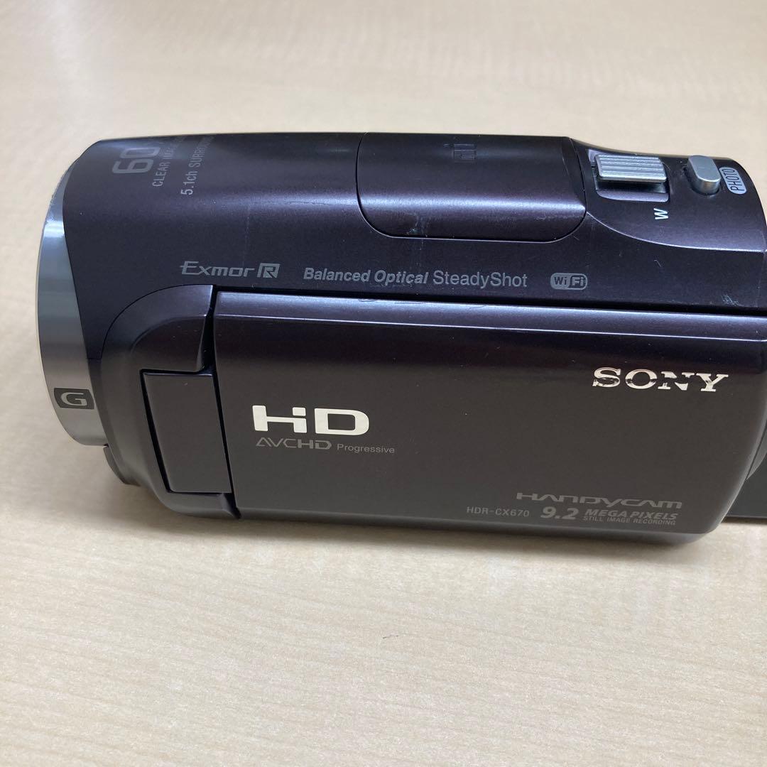 SONY HDR-CX670【ビデオカメラ】