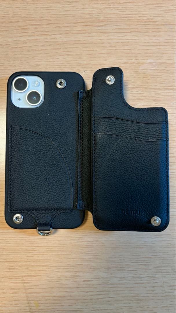 DEMIU デミュウ iPhone14用 ケース ブラック