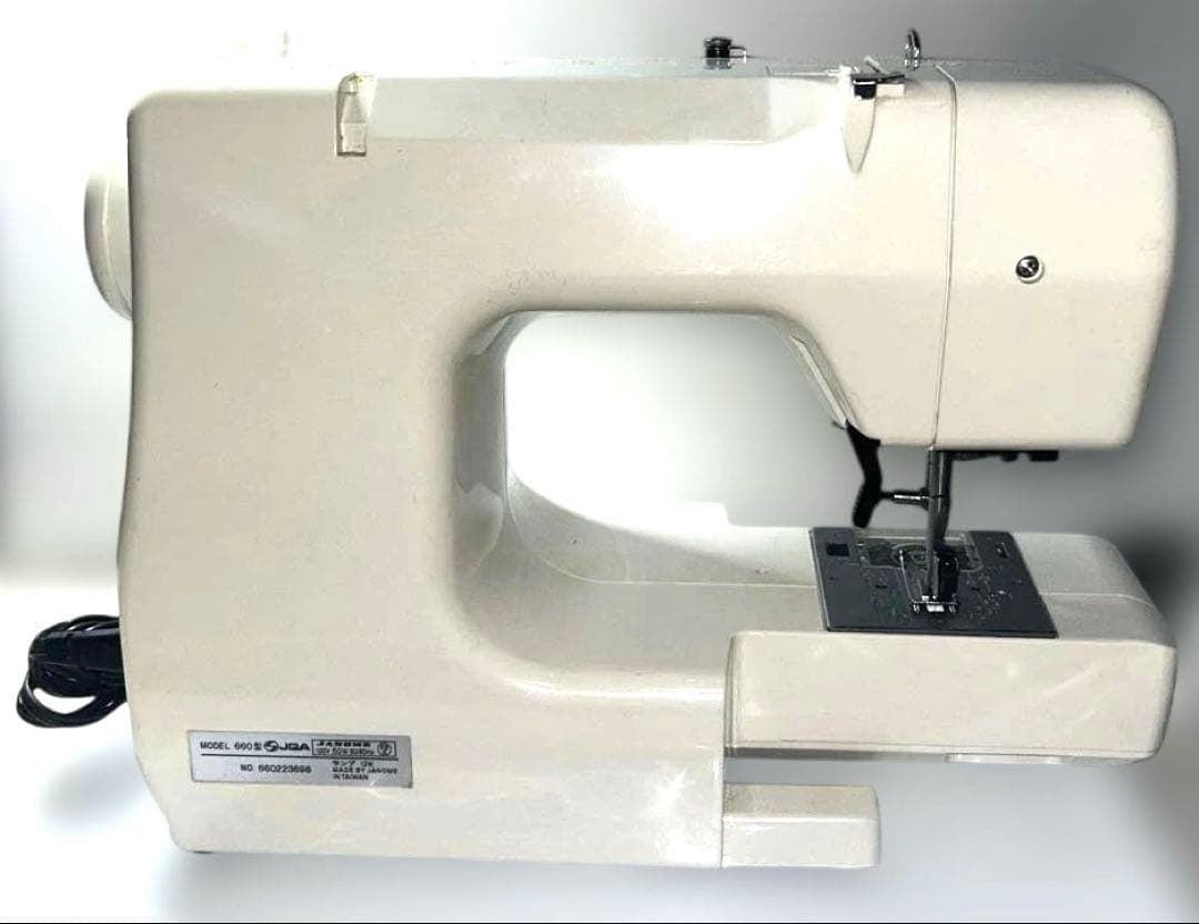 【現品限り】ジャノメ コンパクト電動ミシン本体 N-405 ロックカッター内蔵