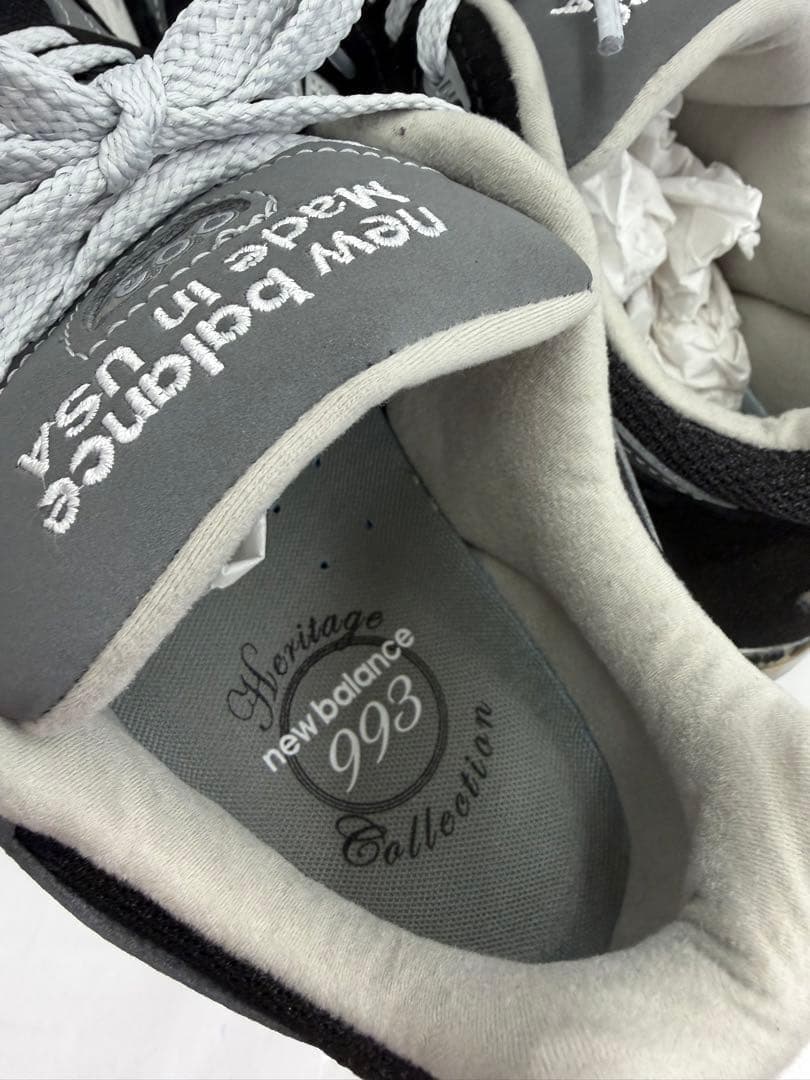 New Balance 993 ブラック/グレー MADE IN U.S.A