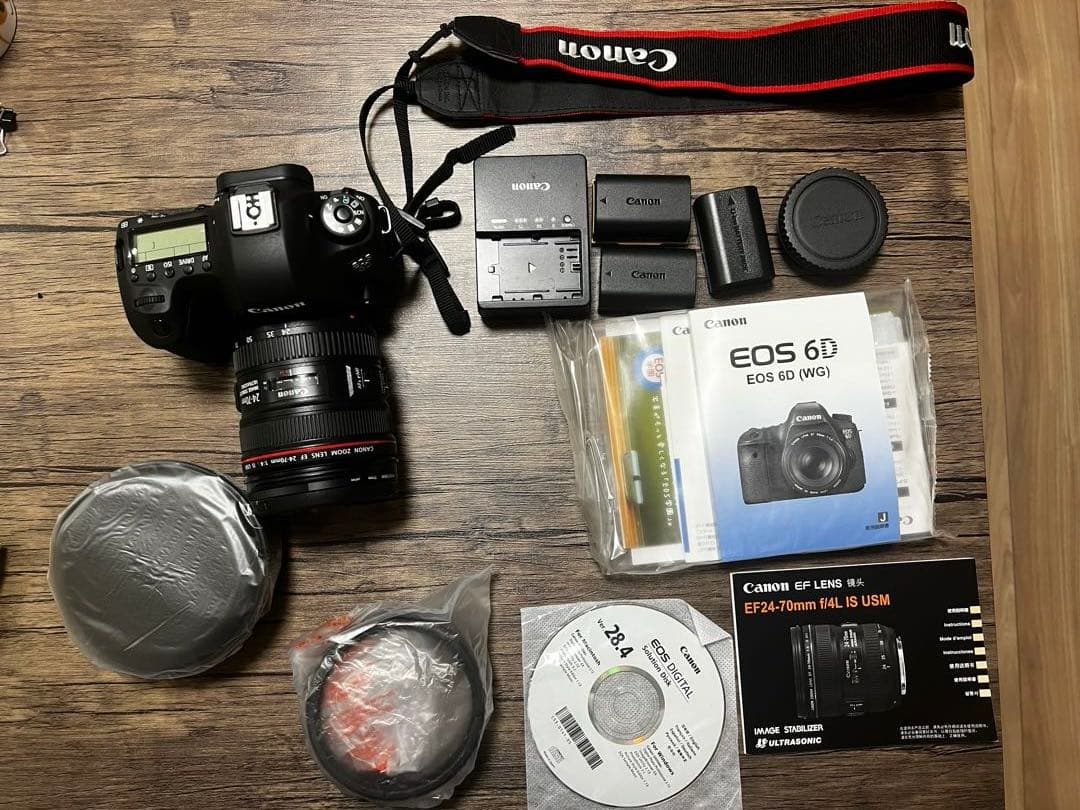 Canon EOS 6D (WD) 24-70 F4L IS USMキット