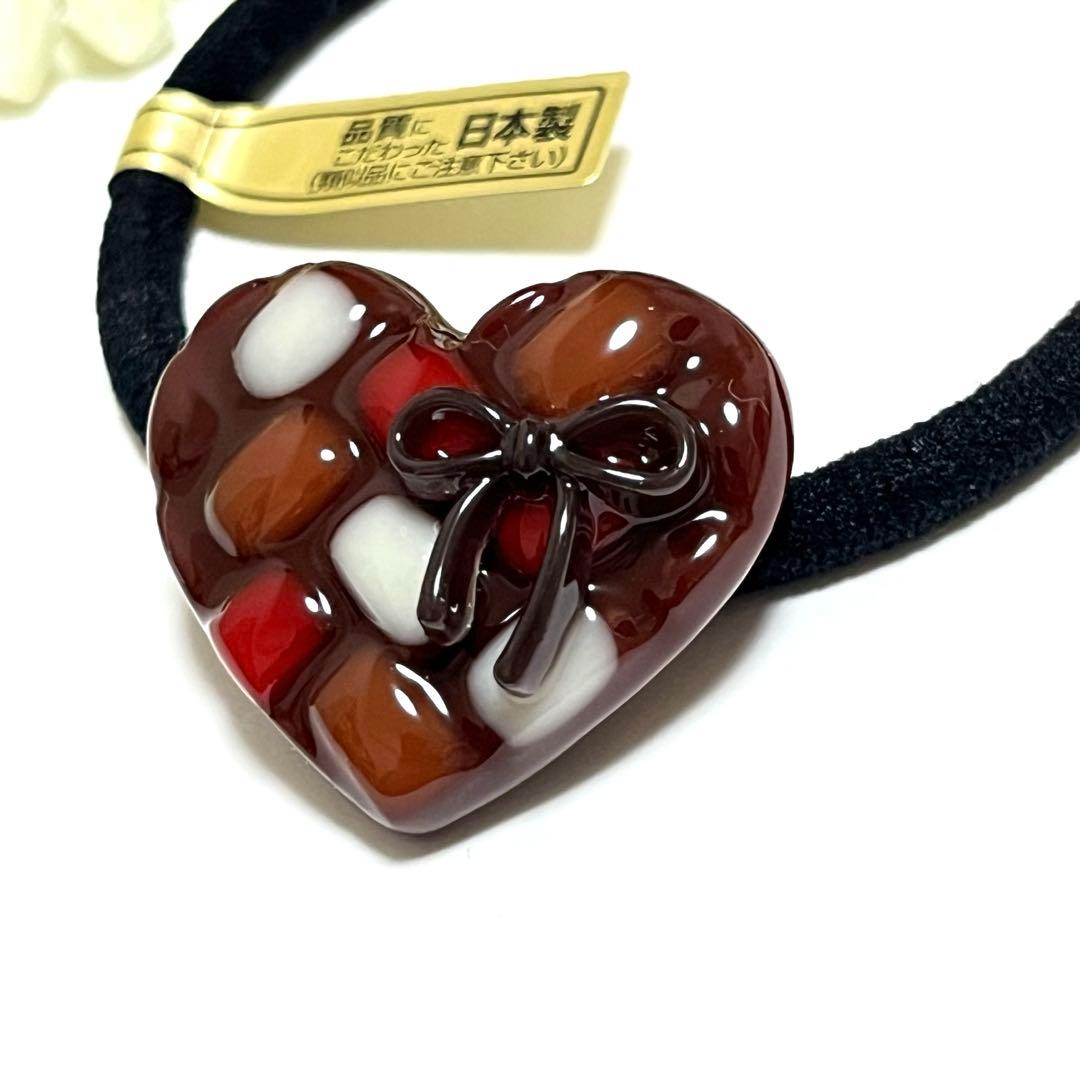 メル30077様お取り置きです。Ｎｏ．244 レジン ハート チョコレートカラー