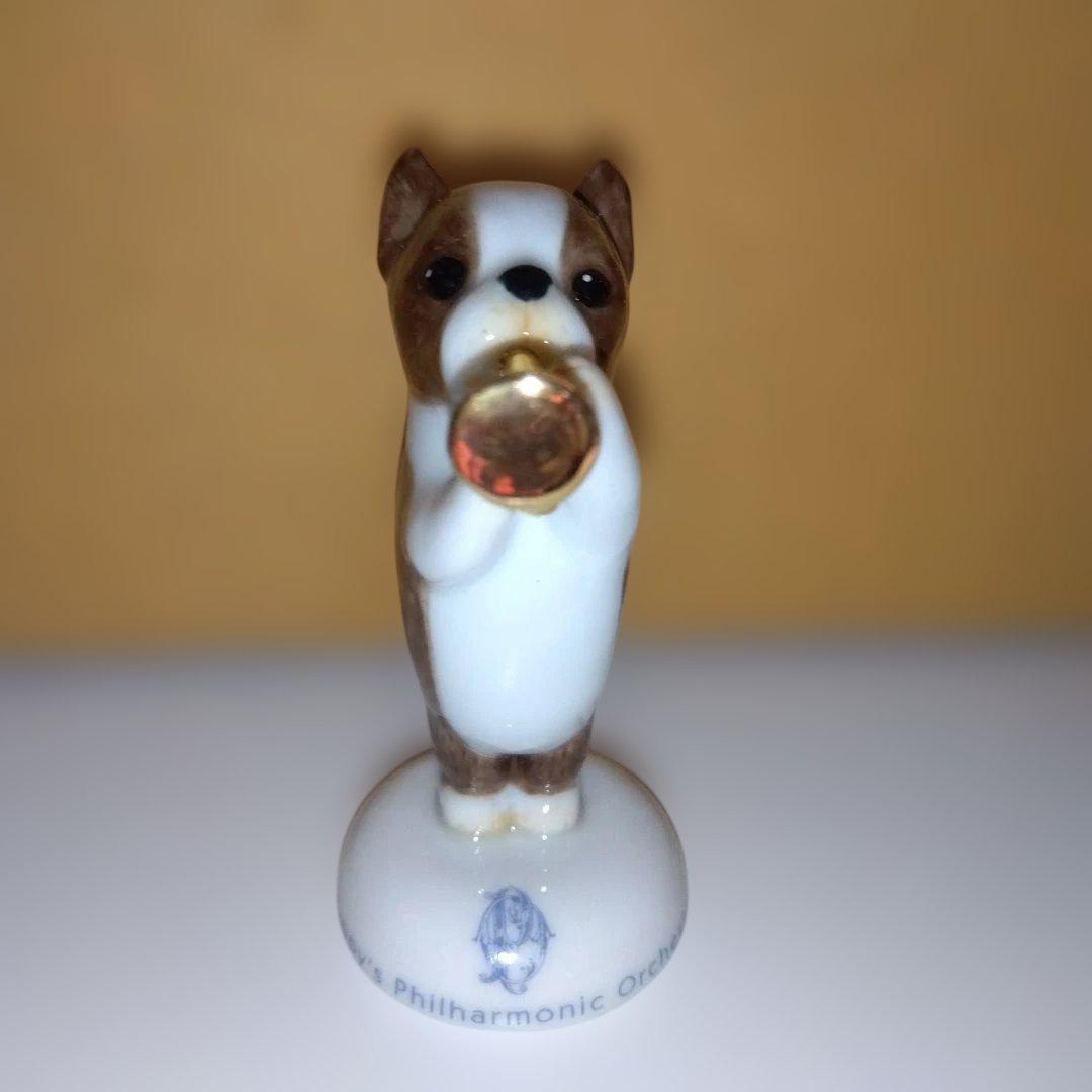 セトクラフト　パピーズ　犬オーケストラ　12体　敷板　箱付き　陶器製　レトロ