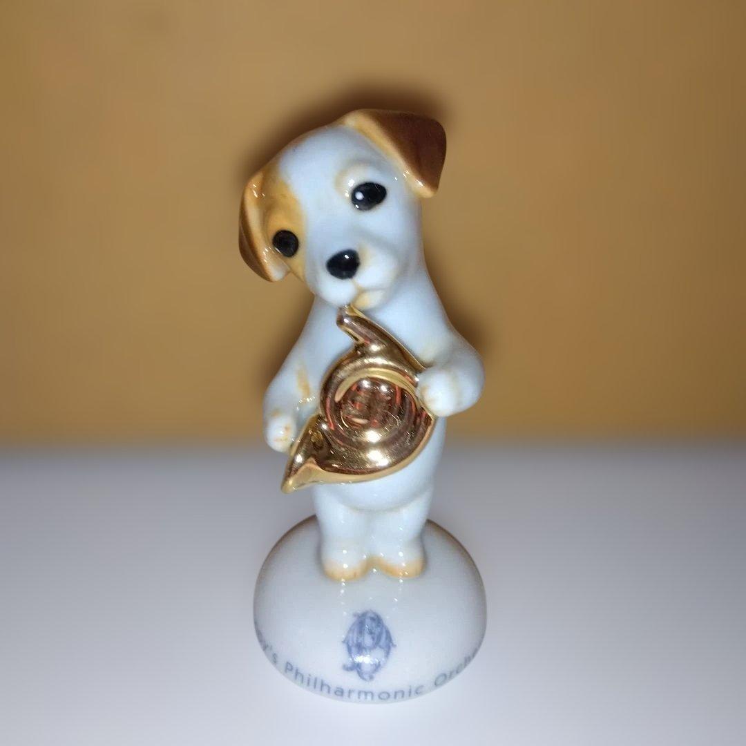 セトクラフト　パピーズ　犬オーケストラ　12体　敷板　箱付き　陶器製　レトロ