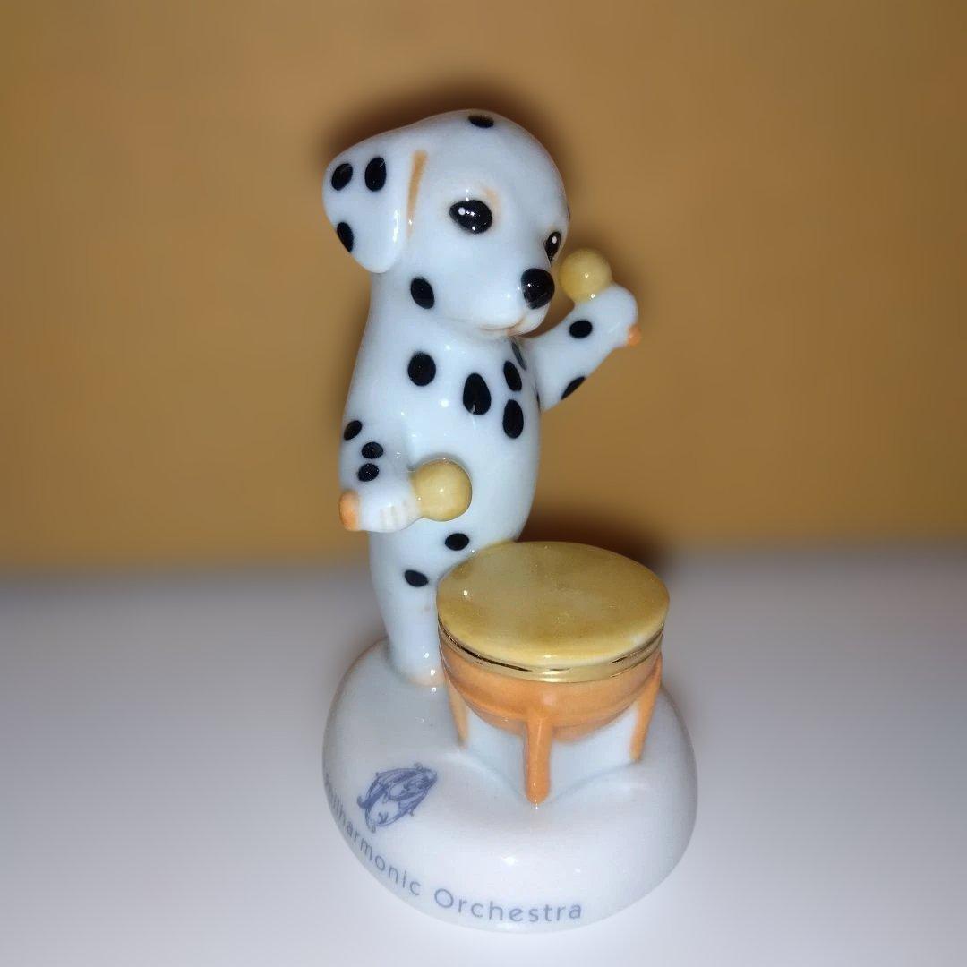 セトクラフト　パピーズ　犬オーケストラ　12体　敷板　箱付き　陶器製　レトロ