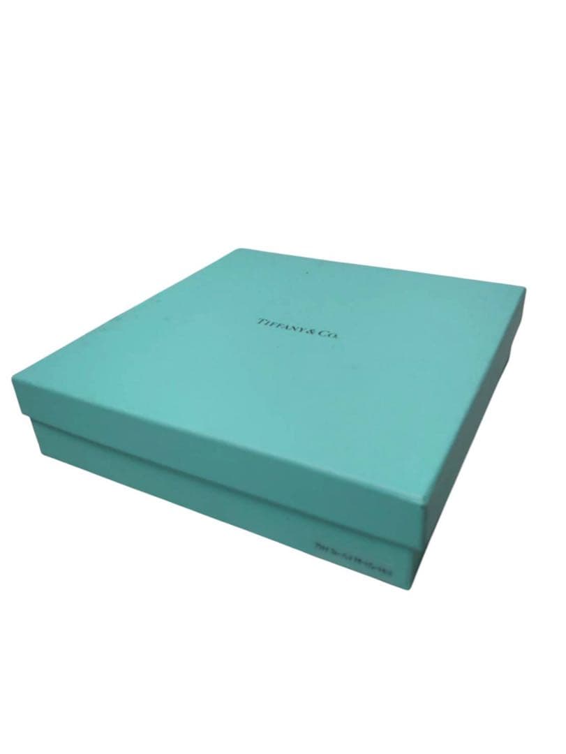 未使用 Tiffany & Co. プラチナブルーバンド デザートペアプレート