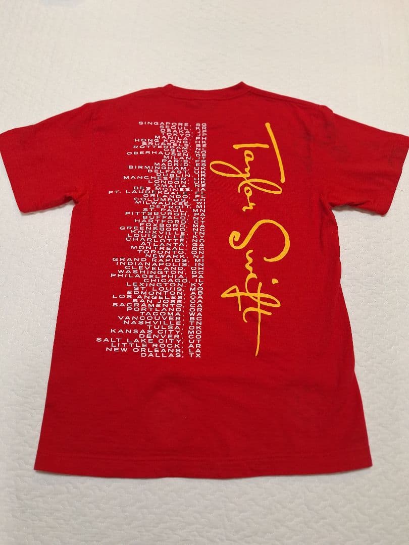 Taylor Swift Speak Now バンドTシャツ レッド Mサイズ