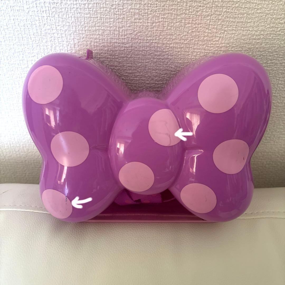 ディズニー　ポップコーンバケット　ミニー　リボン