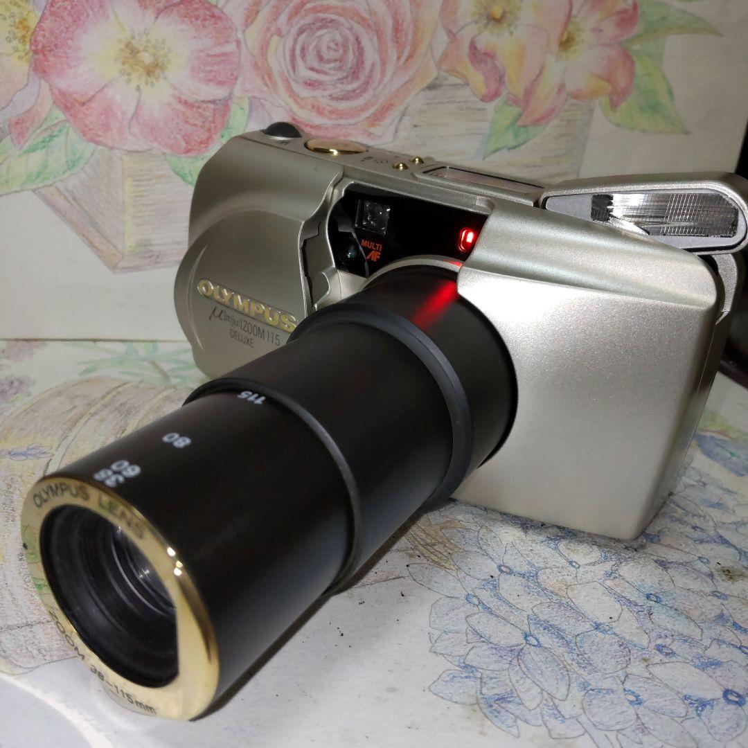 ☆新品級美品❕動作確認済☆ OLYMPUS μ Zoom 115 Deluxe