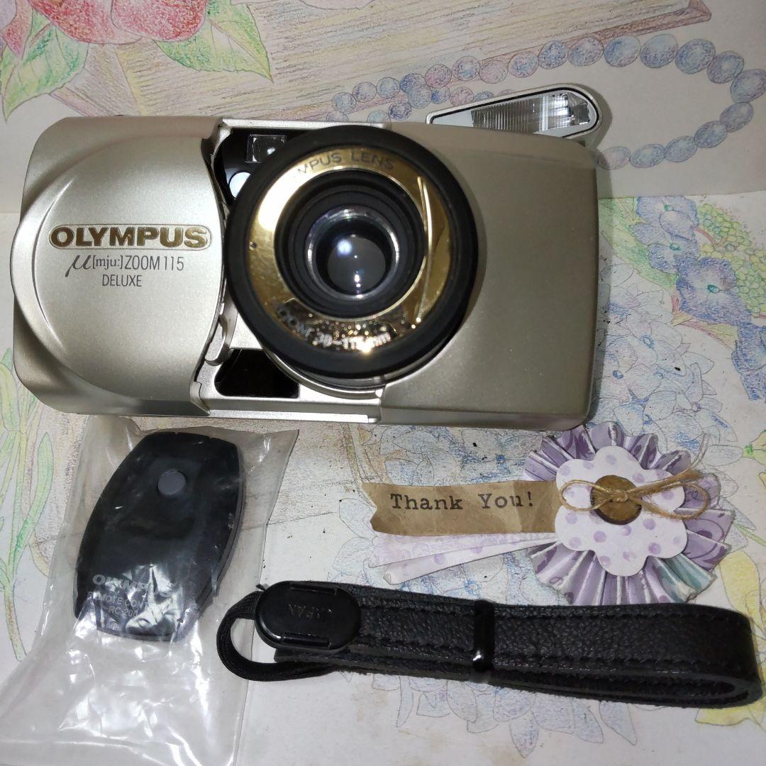☆新品級美品❕動作確認済☆ OLYMPUS μ Zoom 115 Deluxe
