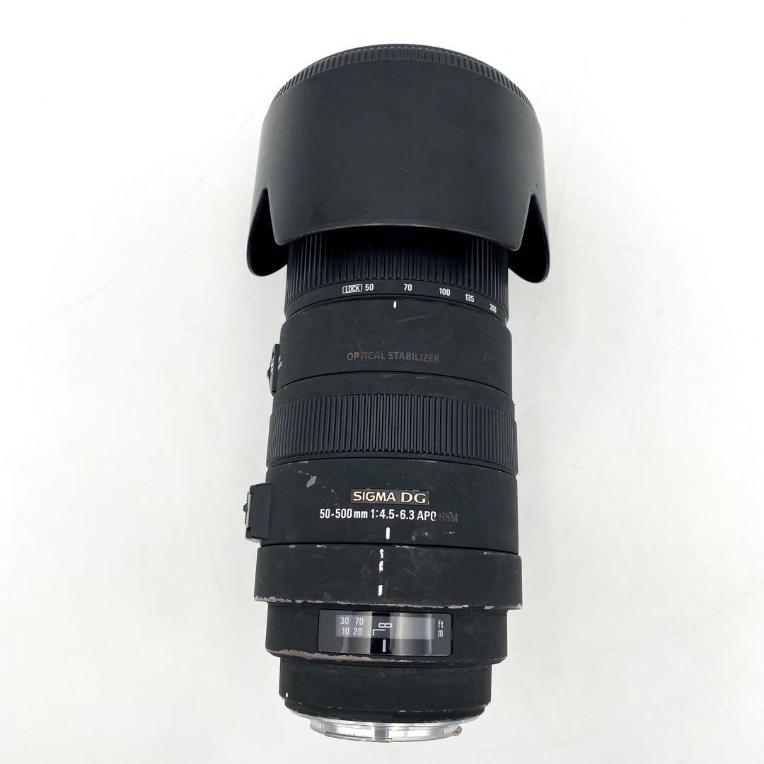 SIGMA 50-500mm F4.5-6.3 APO DG カメラ 望遠レンズ