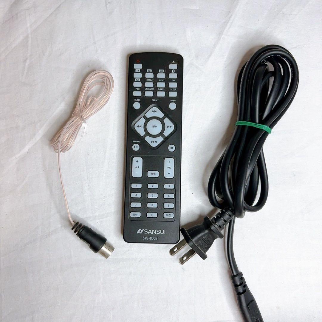 SANSUIコンパクトステレオシステム FMラジオミニコンポ　SMS-800BT