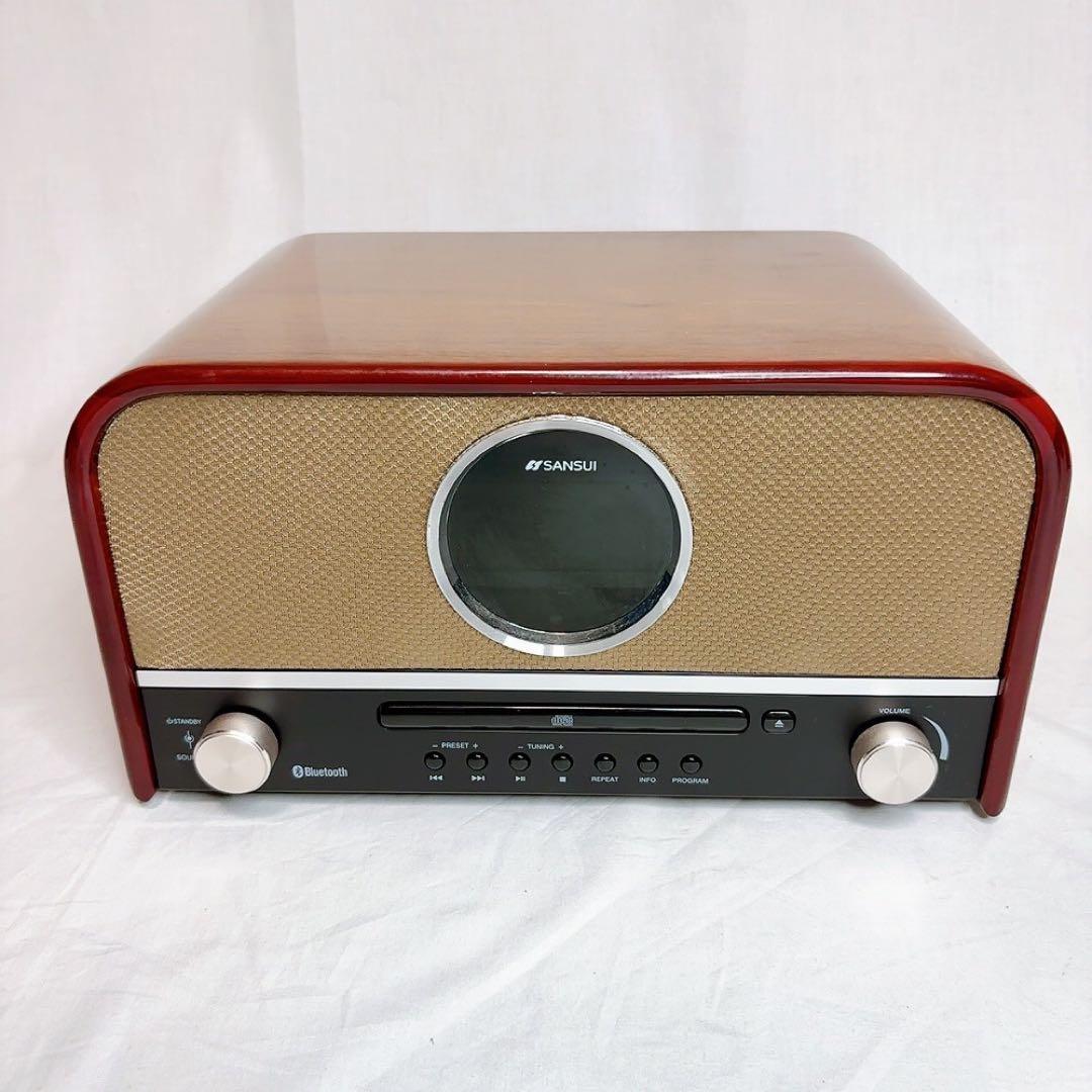 SANSUIコンパクトステレオシステム FMラジオミニコンポ　SMS-800BT