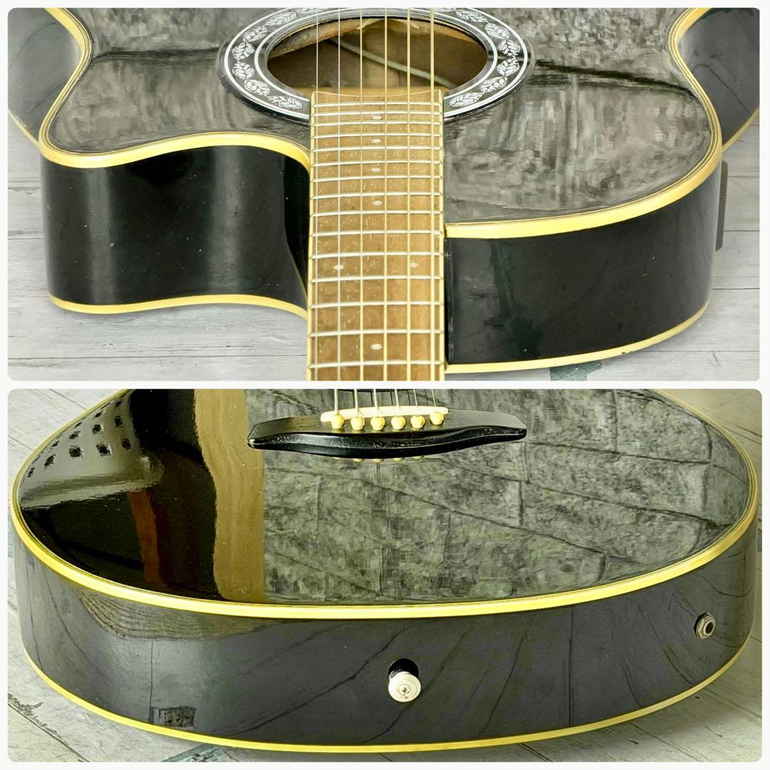 Morris「PA-60 BLK」Powered Acoustic Guitar