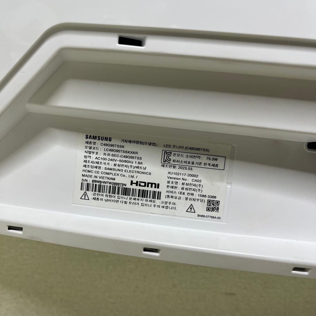 SAMSUNG C49G95TSSK Odyssey G9 49インチ 23年製
