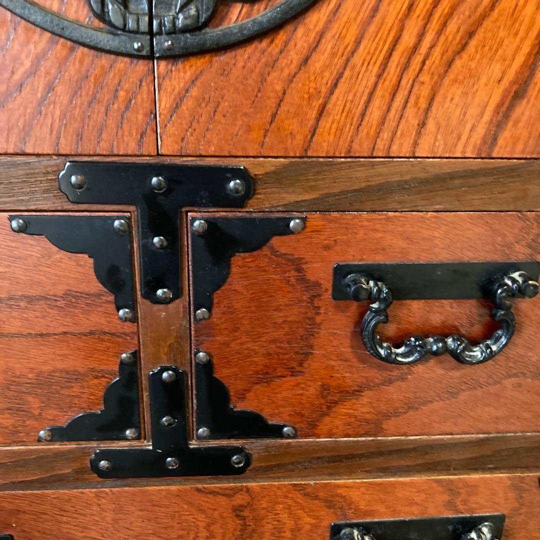 アンティーク箪笥＊美品（観音箪笥）鍵付き