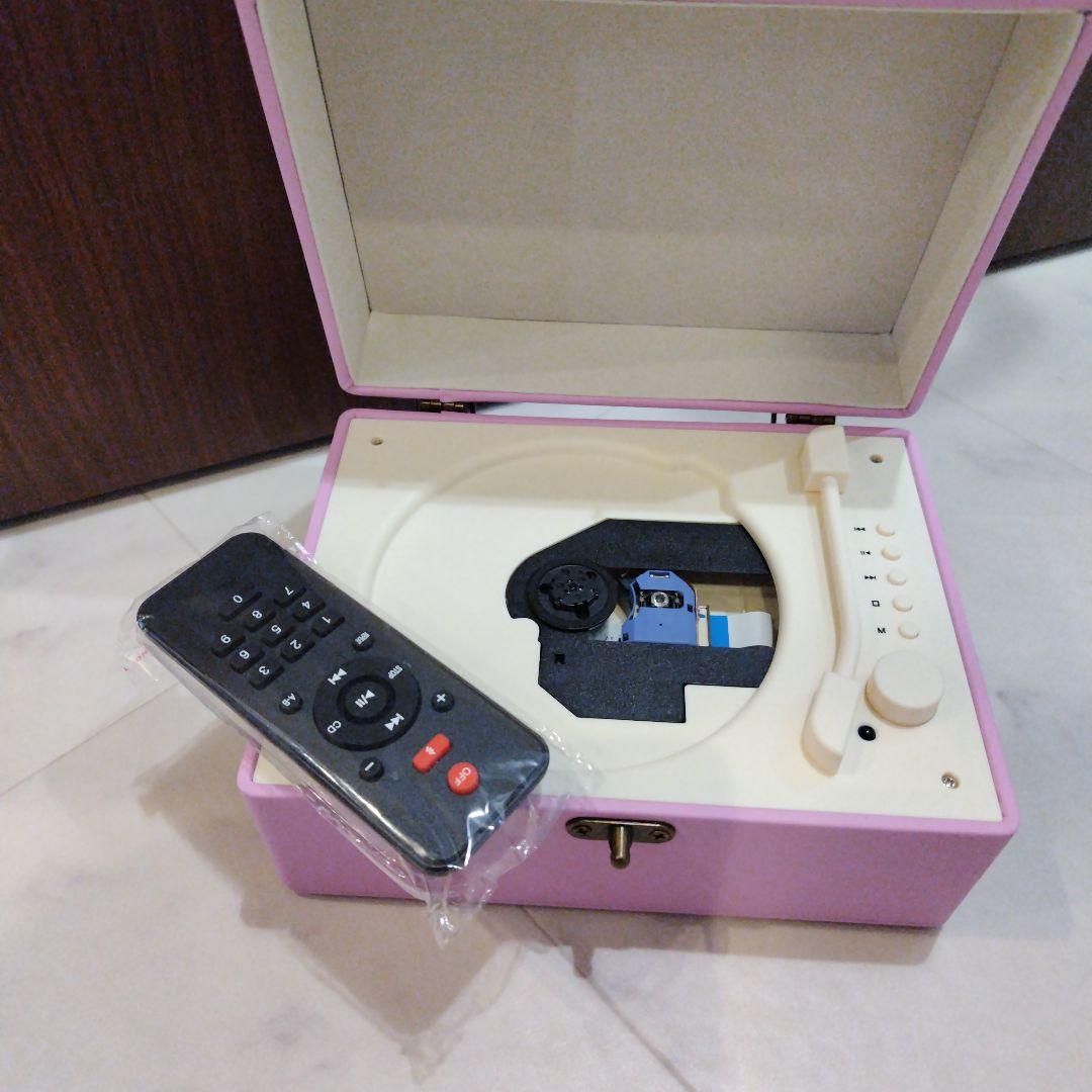 希少　レトロデザイン 　CDプレーヤー リモコン付