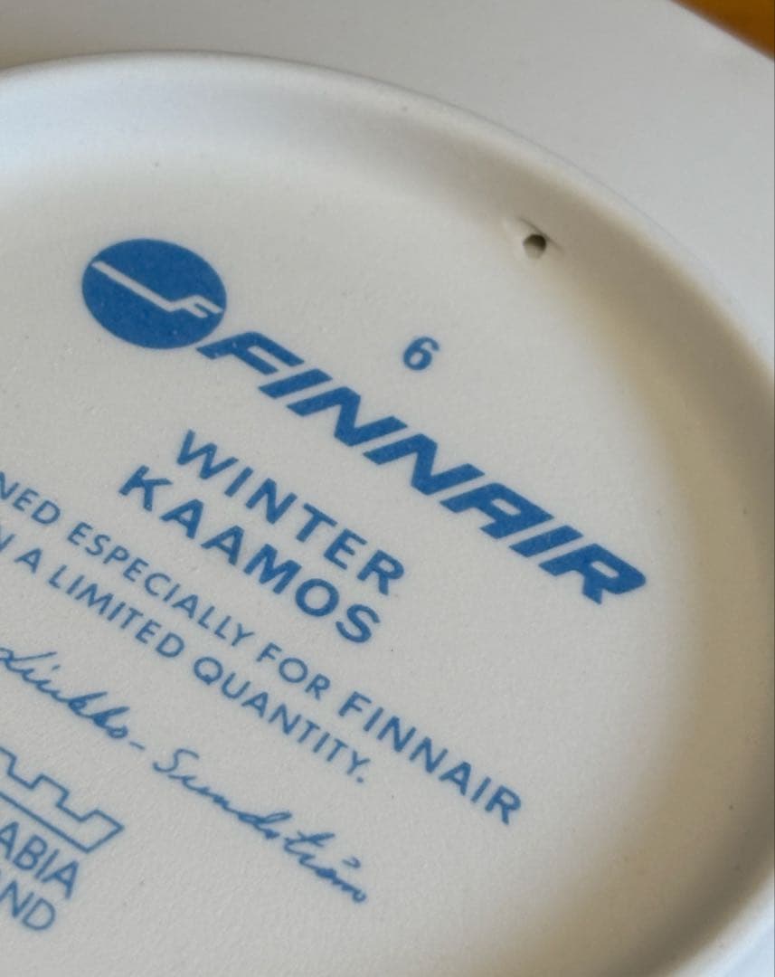 【別注品】ARABIA ヘルヤ \"WINTER KAAMOS\"陶板画(プレート)