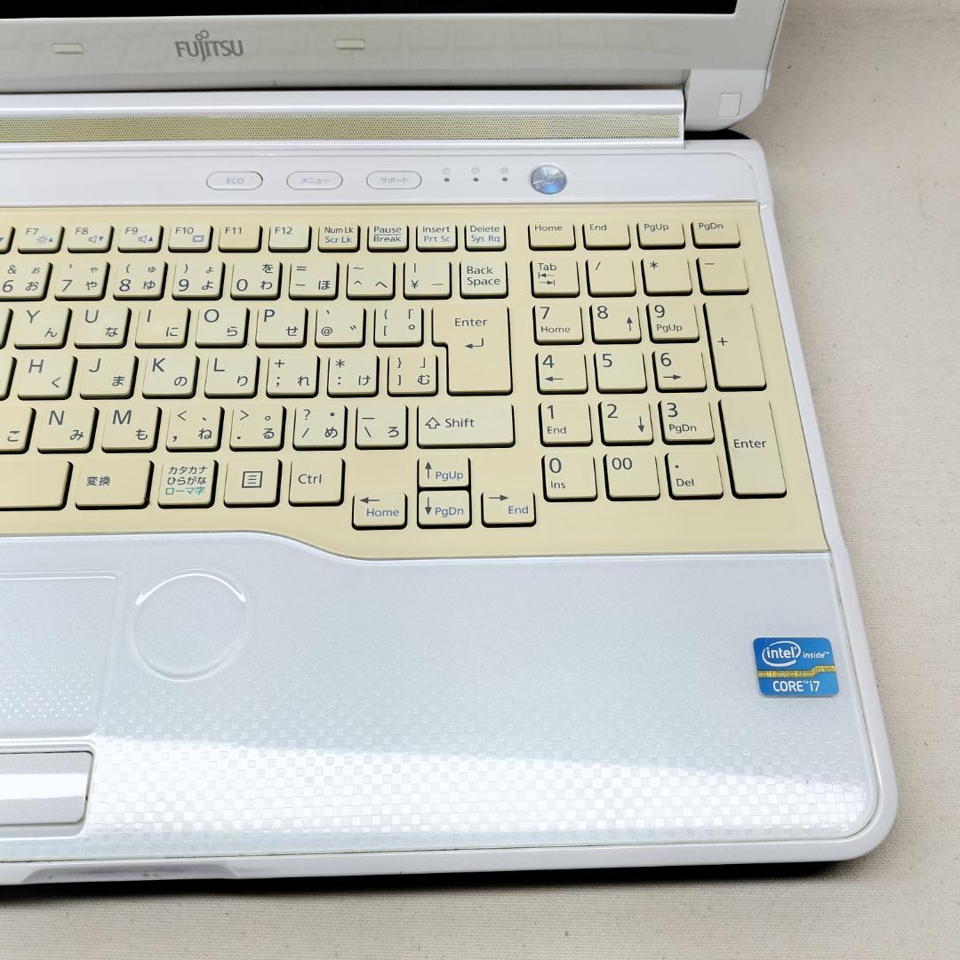 463 ★Core i7★Win11 SSDノートパソコン オフィス付き 富士通