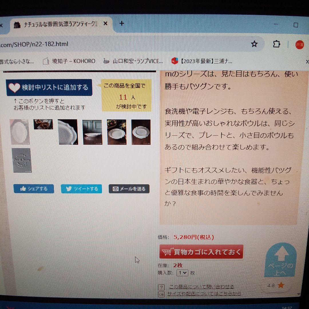 ✨新品未使用スタジオMs'ホワイトオーバル皿2枚セット