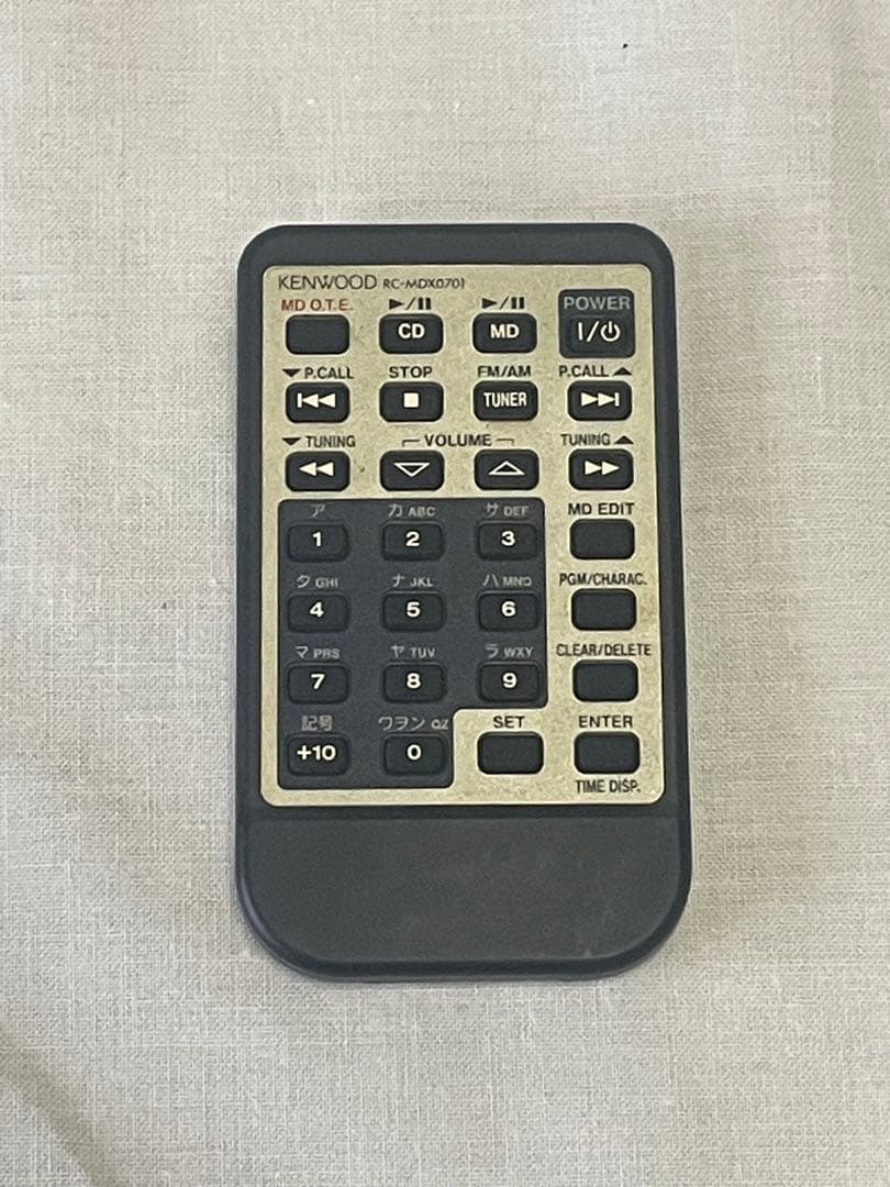 【ジャンク品】KENWOOD ラジオ・CD・MDコンポ本体