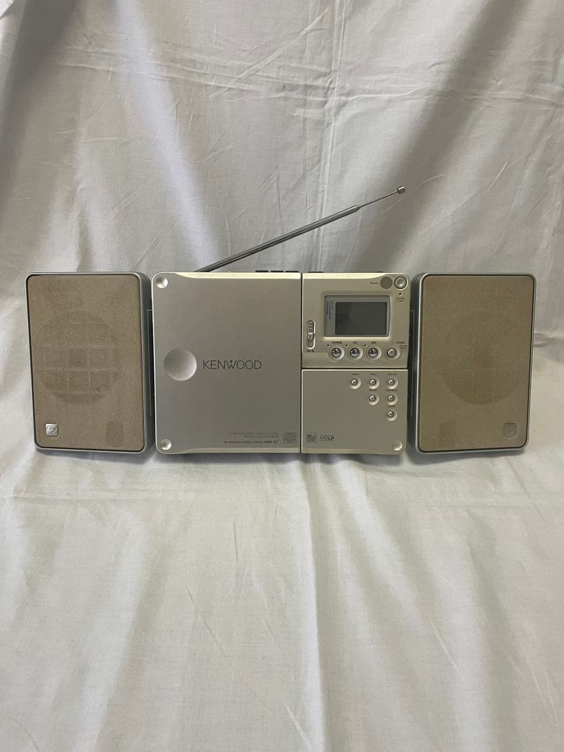 【ジャンク品】KENWOOD ラジオ・CD・MDコンポ本体