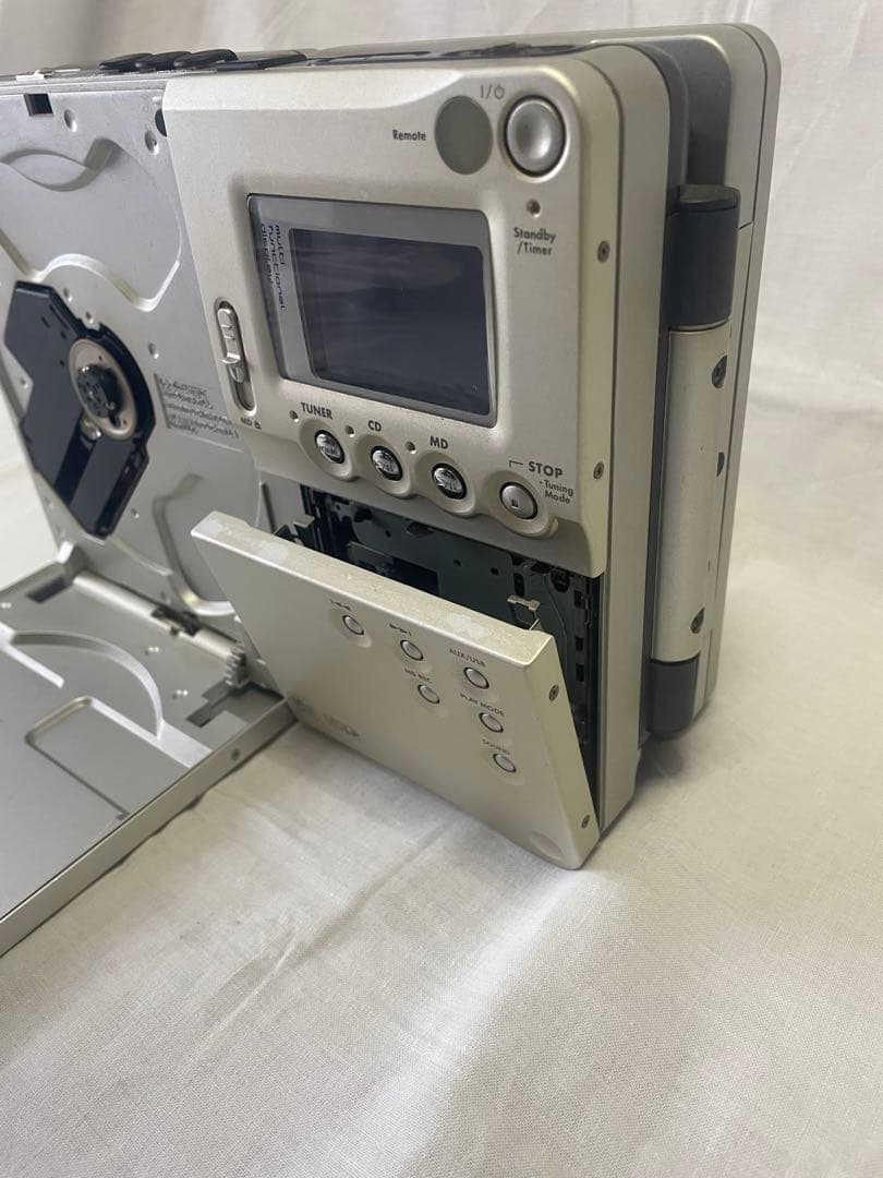 【ジャンク品】KENWOOD ラジオ・CD・MDコンポ本体