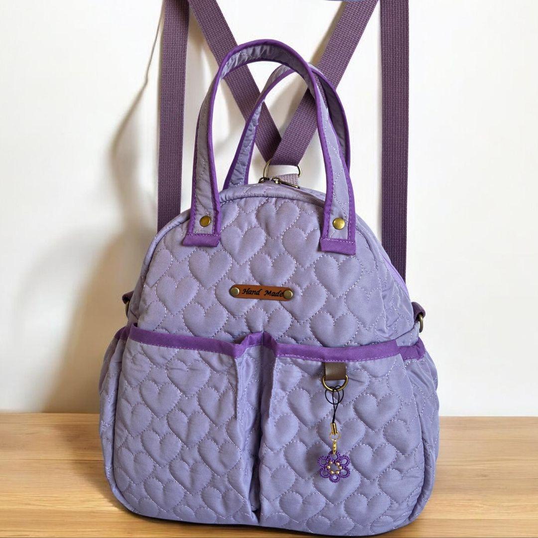 JUNE様　ポケットいっぱいバッグ　ハンドメイド