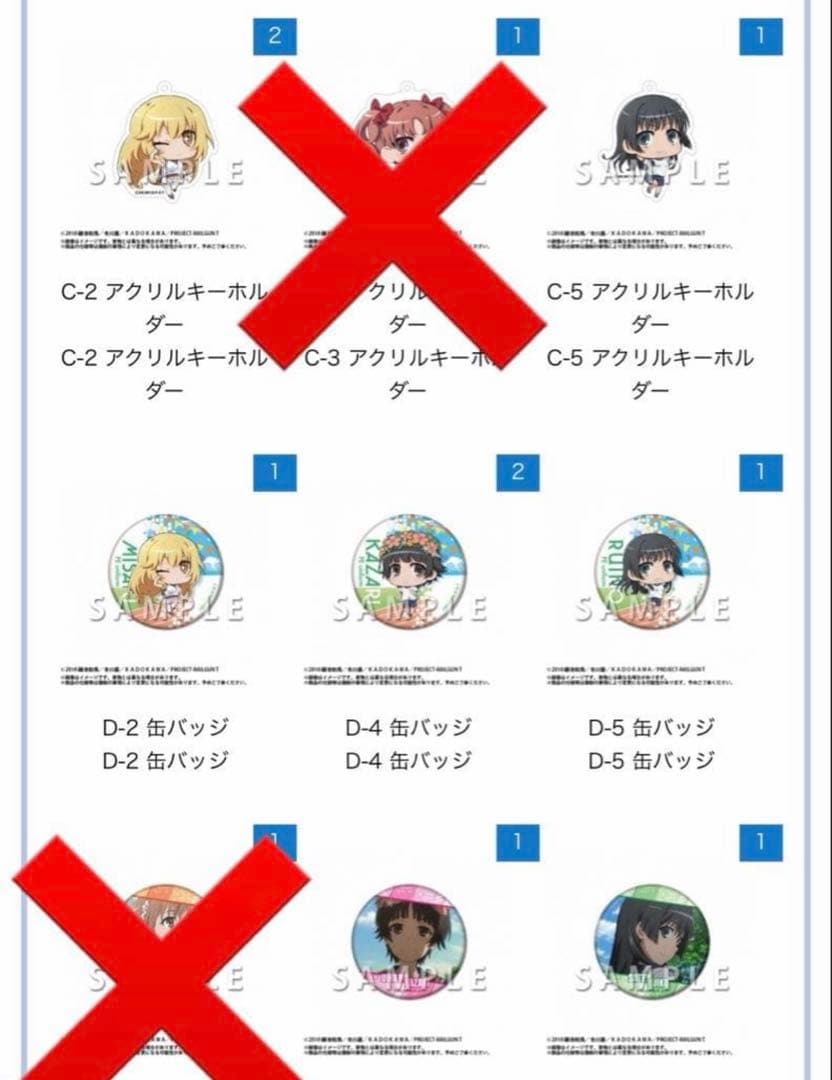 とある化学の超電磁砲　くじ　くじメイト　アニメイト　タペストリー　アクスタ
