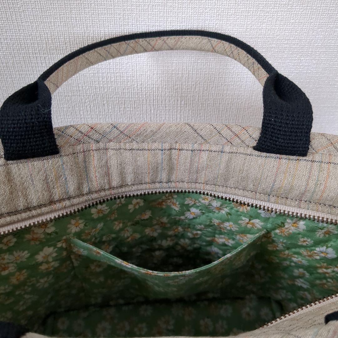 パッチワーク　ハウスのバッグ