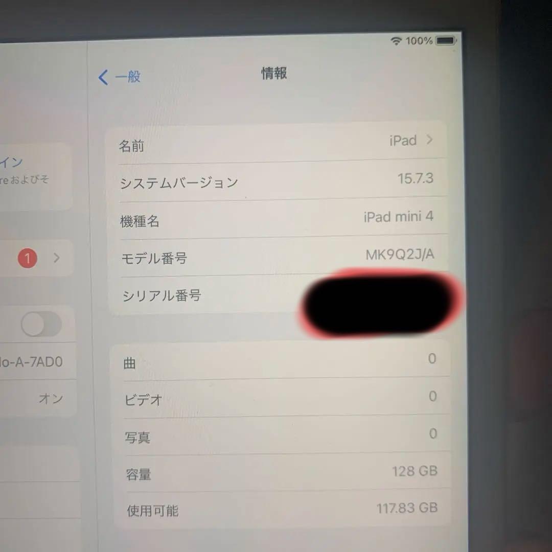 iPad mini 第4世代　①